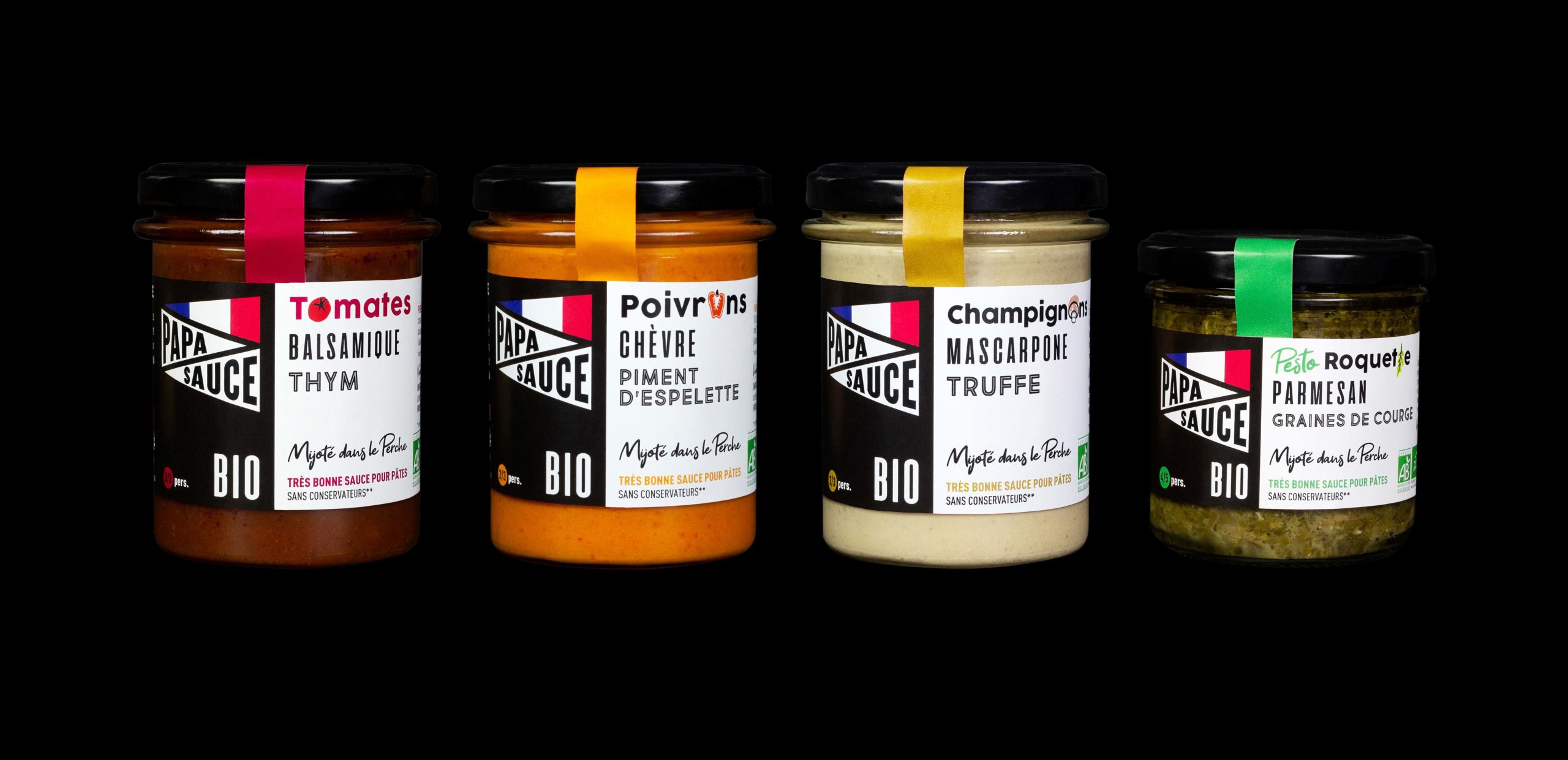 Papa Sauce, sauce pour pâtes, facile, bio et made in France