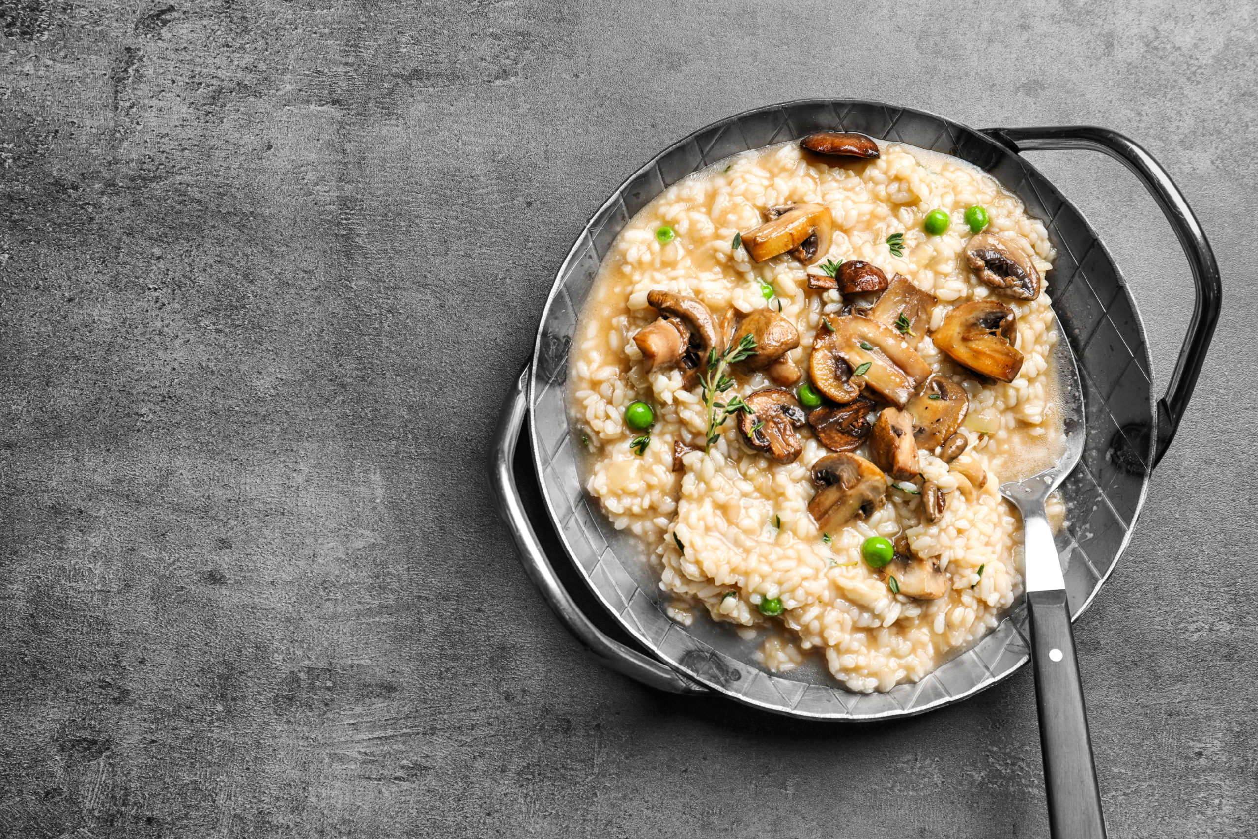 Risotto aux Champignons & à la Truffe Papa Sauce